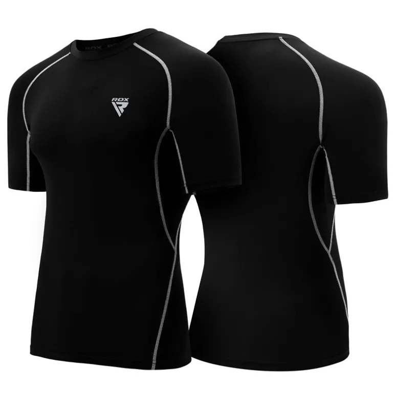 RDX X5 Short Sleeve Black Rash Guard
