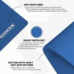 RDX YM 6mm TPE Yoga Mat