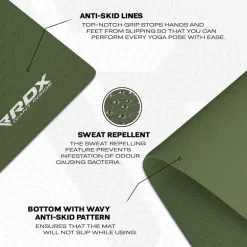 RDX YM 6mm TPE Yoga Mat