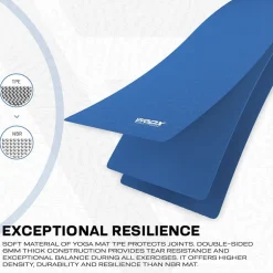 RDX YM 6mm TPE Yoga Mat