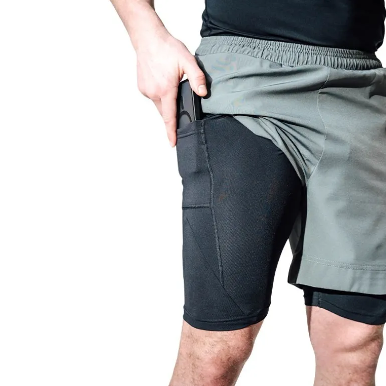T16 2-in-1 Compression MMA Shorts