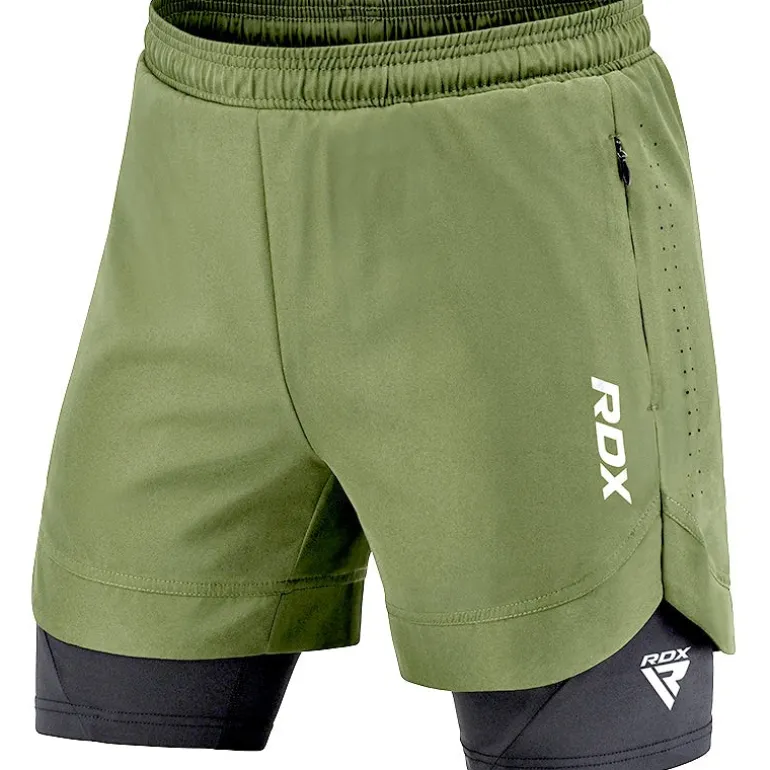 T16 2-in-1 Compression MMA Shorts