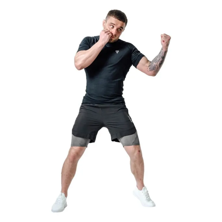 T16 2-in-1 Compression MMA Shorts