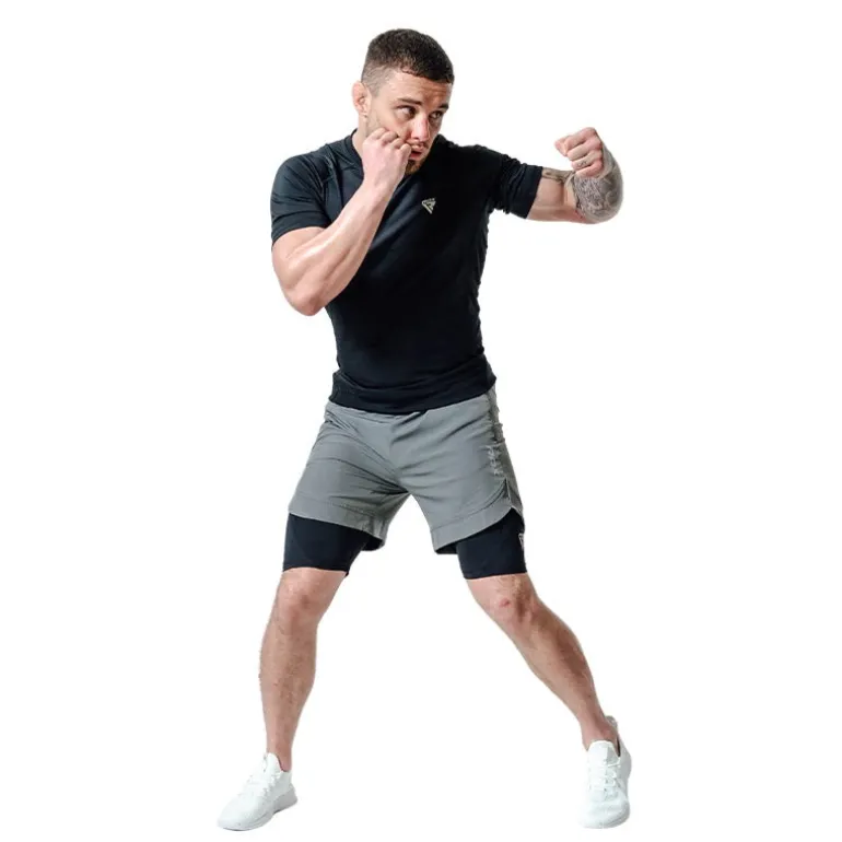 T16 2-in-1 Compression MMA Shorts