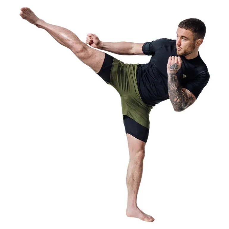 T16 2-in-1 Compression MMA Shorts
