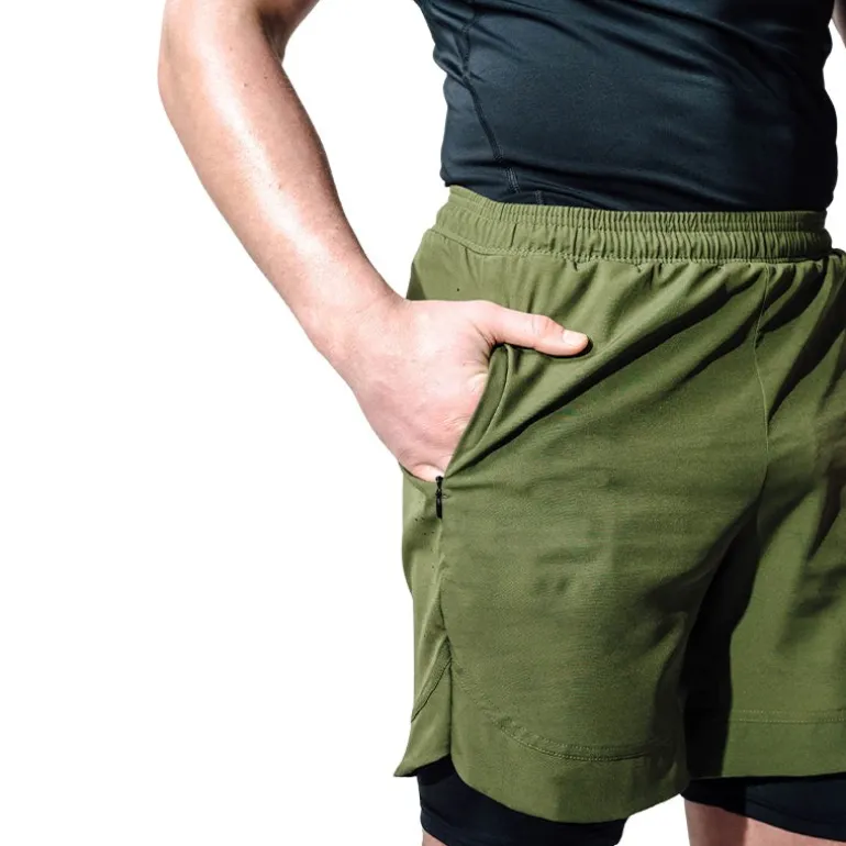 T16 2-in-1 Compression MMA Shorts